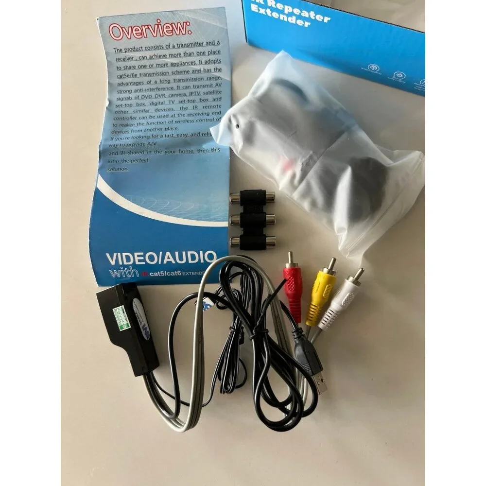 VIDEO/AUDIO With IR cat5/cat6 EXTENDER